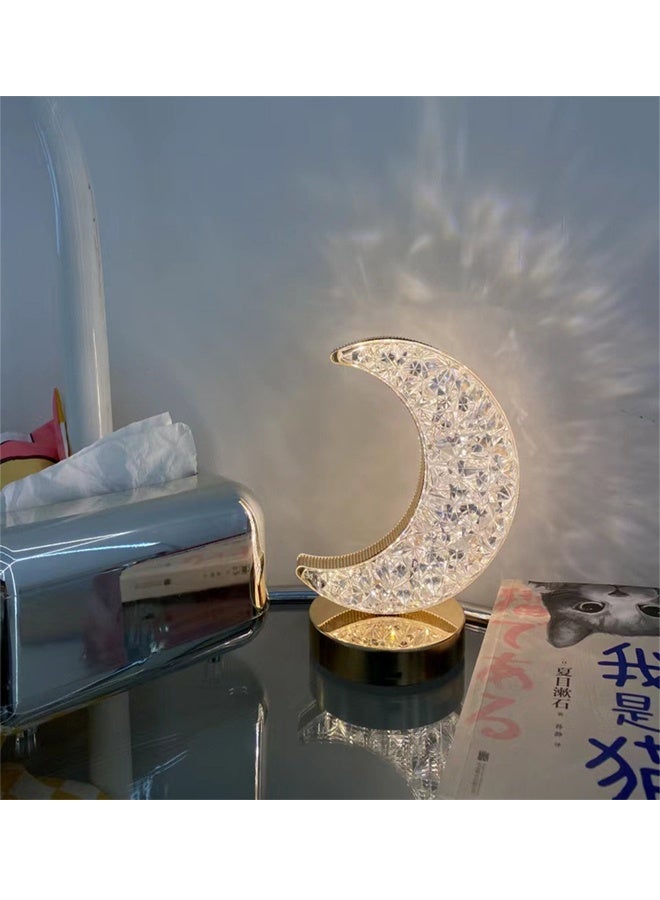 إيه تي إم مصباح طاولة قابل لإعادة الشحن عبر USB مع التحكم باللمس وإضاءة ثلاثية الألوان ومفتاح لمس - Image 5